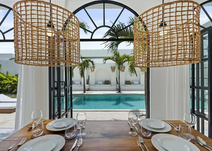 Villa All-white With Pool, Sauna, Firepit & Office *